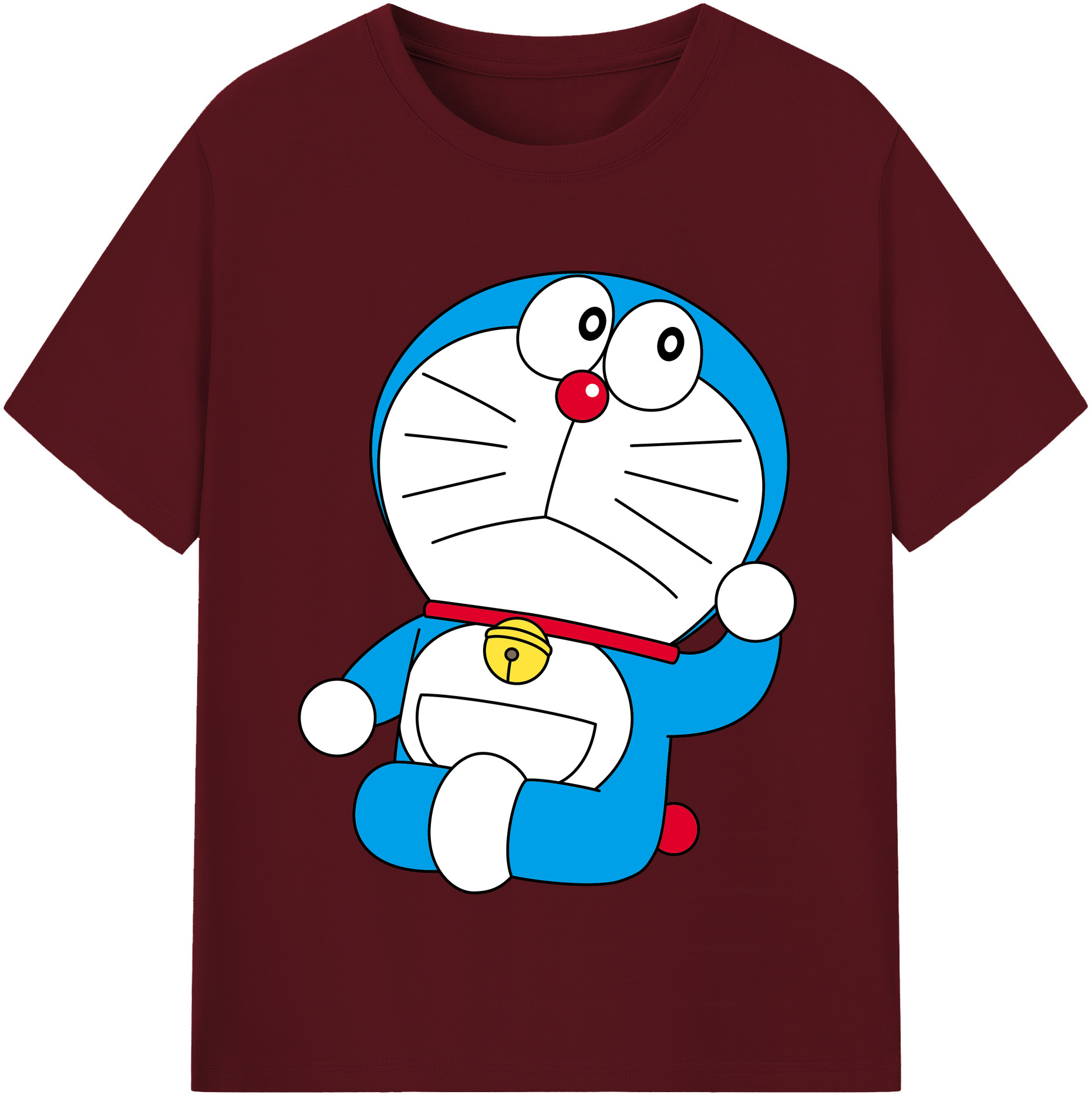 （画像用） ドラえもん Doraemon 綿100％半袖Tシャツ（フロントプリント）